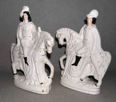 Par Staffordshire rytter figurer