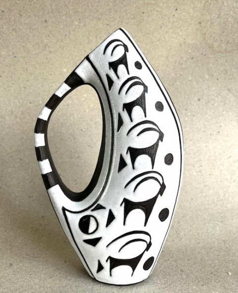 Michael Andersen vase, Negro