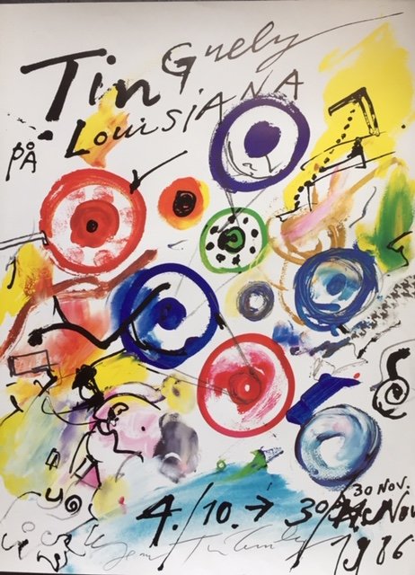 Jean Tinguely Signeret plakat