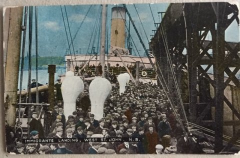 Immigrant landing  1915