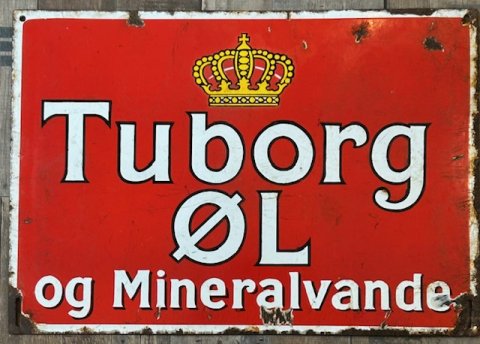Tuborg emaljeskilt