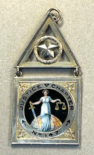 Frimurer vedh�ng Justice Chapter