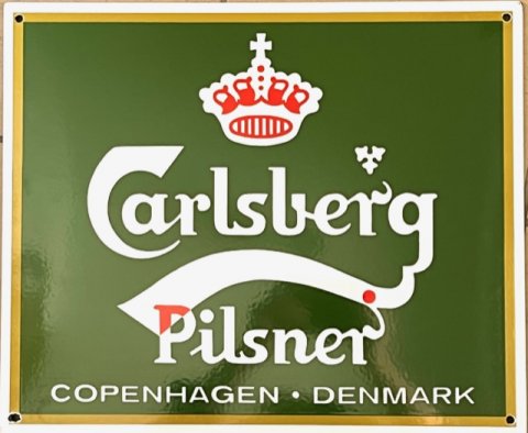 Carlsberg emaljeskilt