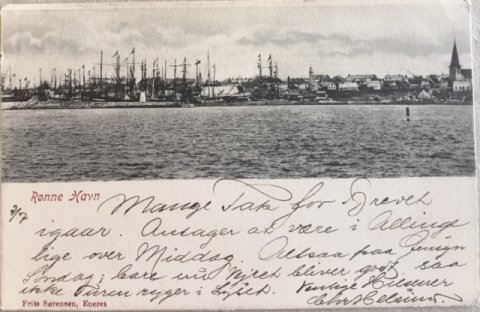 Rnne havn 1903