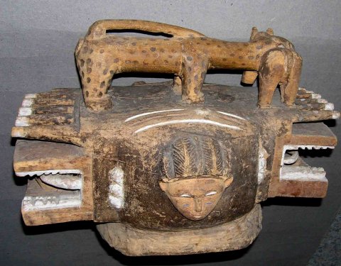 Afrikansk Baule hjelmmaske