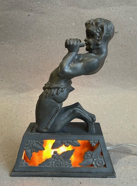 ArtDeco Satyr lampe