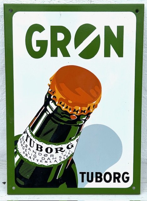 Nyere Tuborg emaljeskilt