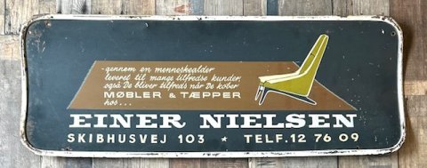 Sporvogns og bus reklameskilt