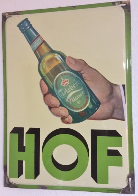 Carlsberg emaljeskilt