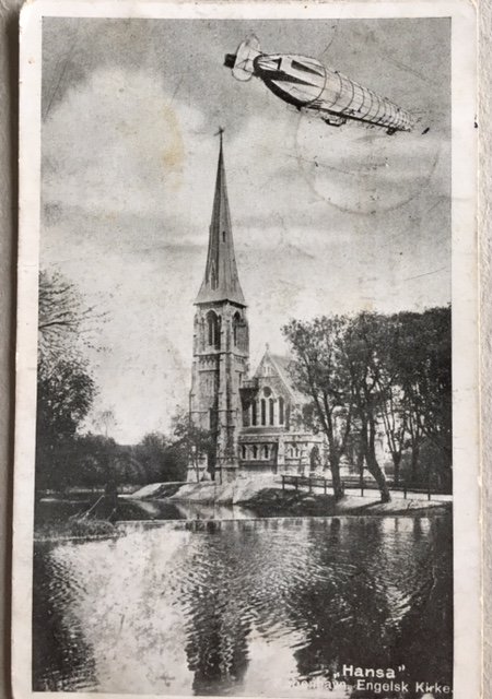 Hansa over den Engelske kirke. 1915