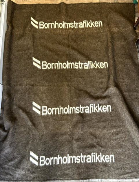 Uld plaid fra Bornholms trafikken