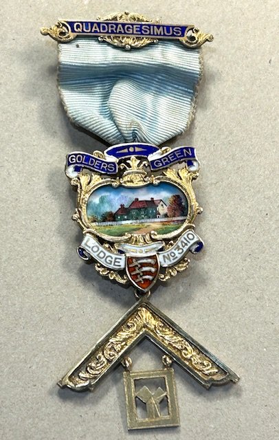 Frimurer vedh�ng Golden green lodge