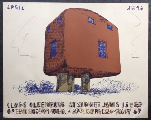 Claes Oldenburg  plakat