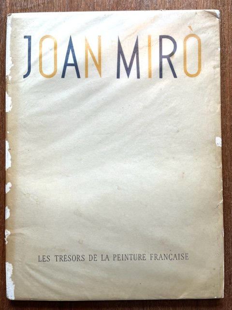 Joan Miro bog fra 1949