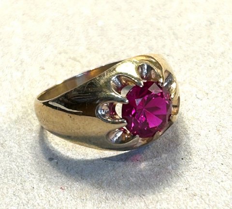 Cocktail ring i guld