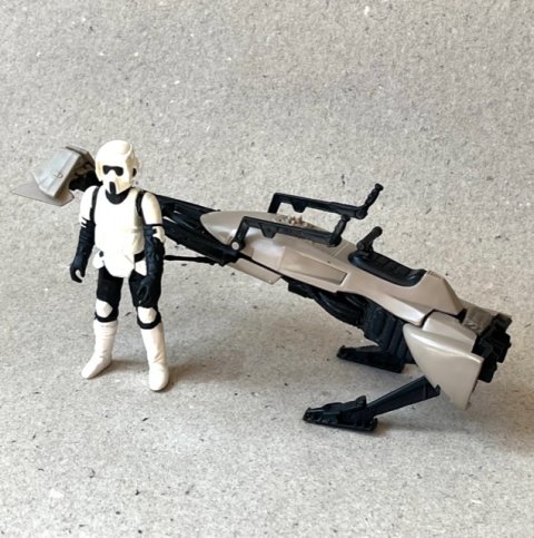 Star wars,  Speeder bike 1983