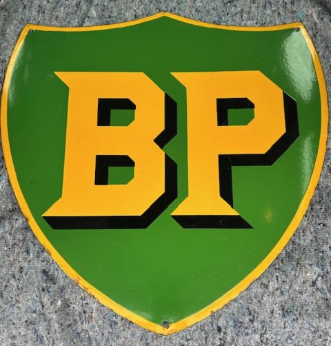 BP emaljeskilt