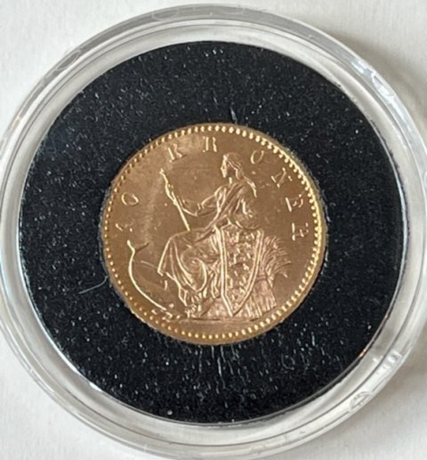 Guld 10 kr. r 1900