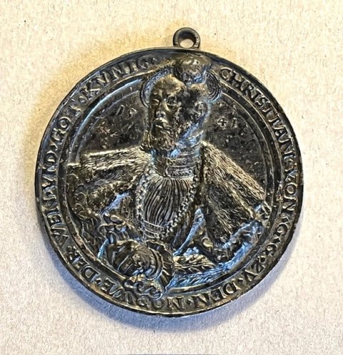 Chr.III  Tin medalje, museums kopi