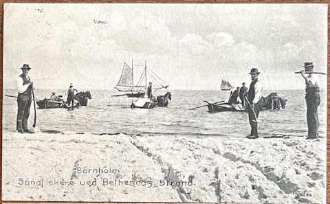 Sandfiskere  p Bornholm 1909