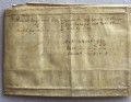 Engelsk dokument fra 1721