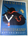 Plakat, Danmarks frihedskamp 1948
