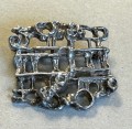Norsk slvvedhng / broche