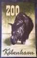 ZOO plakat med nsehorn