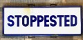 Stoppested emaljeskilt