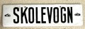 Skolevogn nummerplade